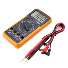 Digital Multimeter - Auto Power Off, Data Hold, High Precision (DT9205A, AC/DC)
